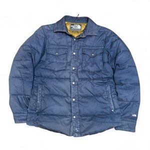 Y2K The North Face Goose Down Shirt Puffer Jacket